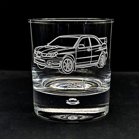 Subaru WSX Impreza Tumbler Glass Selection | Giftware Engraved