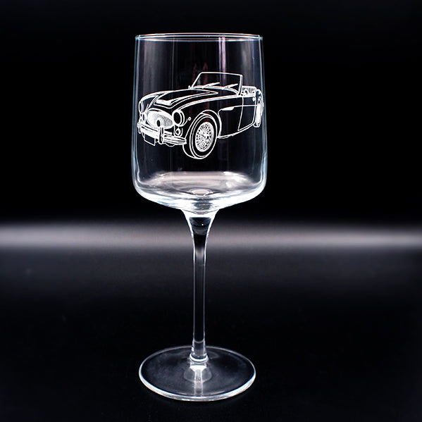 Austin Healey 3000 Wine Glass Selection | Giftware Engraved