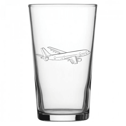 Airbus A300 Aircraft Beer Glass | Giftware Engraved