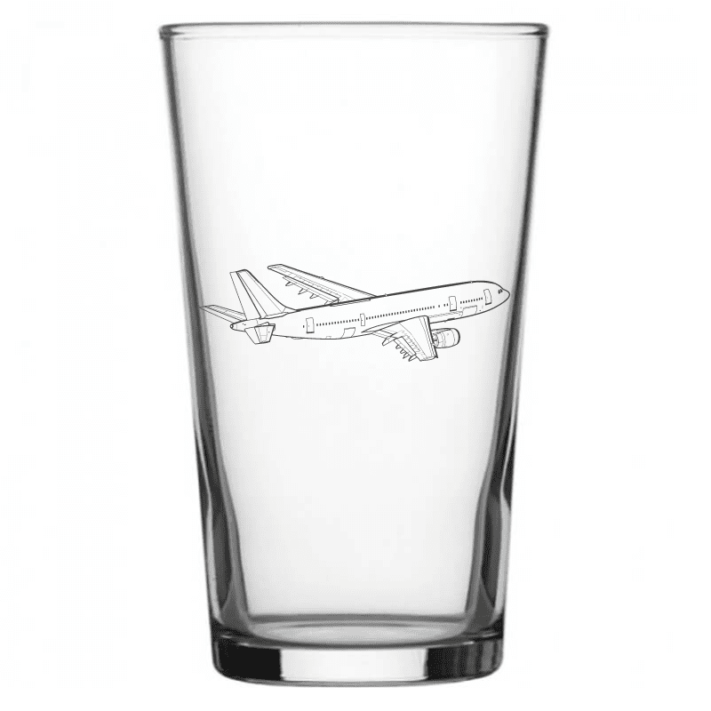 Airbus A300 Aircraft Beer Glass | Giftware Engraved