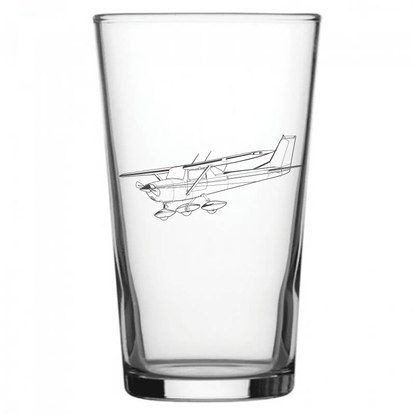 Cessna 152 Aircraft Beer Glass | Giftware Engraved