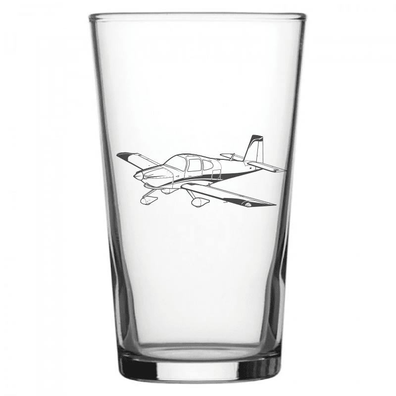 American RV Vans AIrcraft Beer Glass | Giftware Engraved