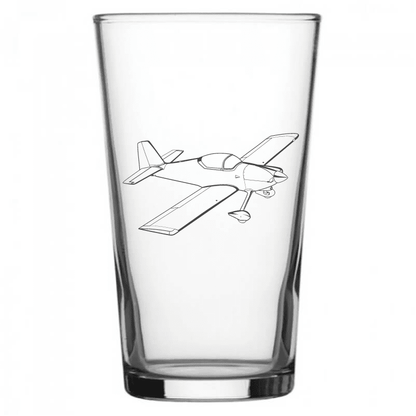 American RV Vans AIrcraft Beer Glass | Giftware Engraved