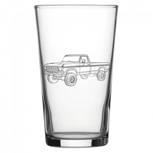 F150 Truck Beer Glass | Giftware Engraved