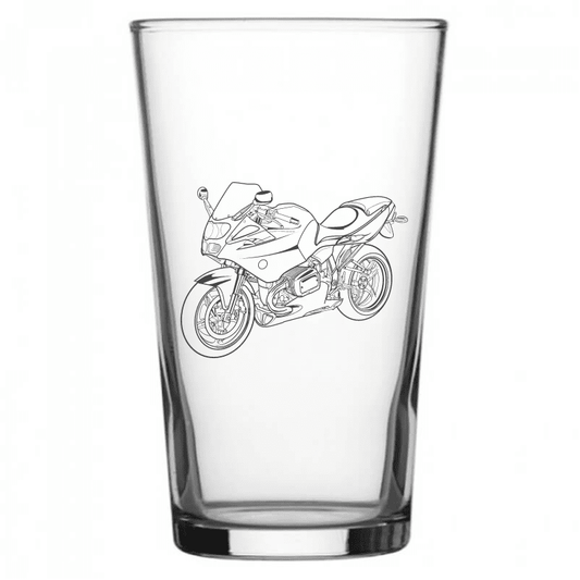 BM R1100 Motorcycle  Beer Glass | Giftware Engraved