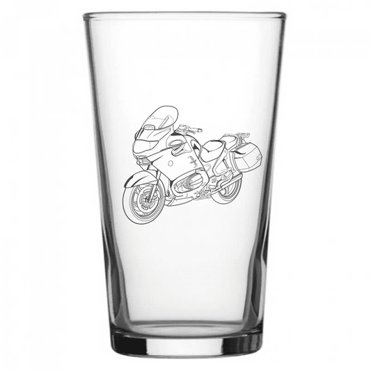 BM R1150 Motorcycle  Beer Glass | Giftware Engraved