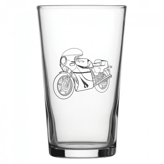 DUC MH 900 Motorcycle Beer Glass | Giftware Engraved