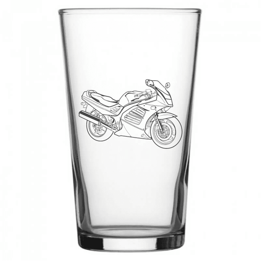 SUZ RF Series Motorcycle Beer Glass | Giftware Engraved