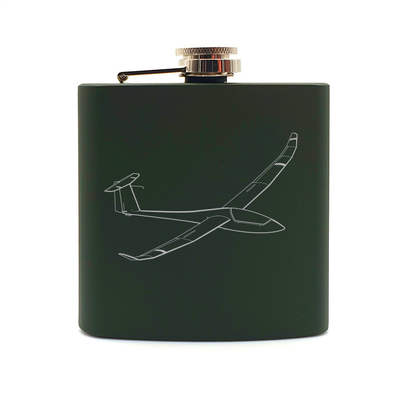 Discus Glider Steel Hip Flask