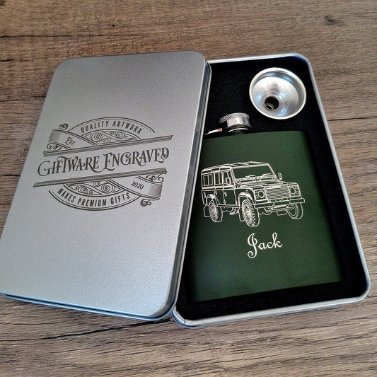 Land Rover Hip Flask