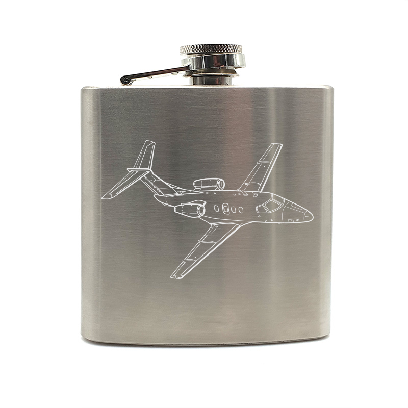 Embraer Phenom 100 Aircraft Steel Hip Flask