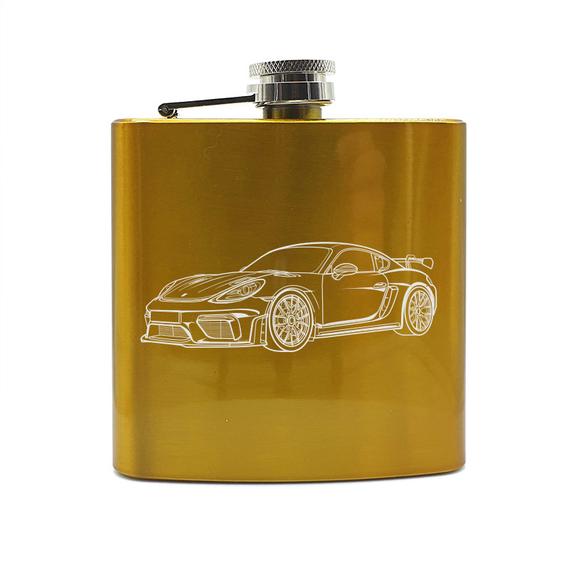 Por GT4 RS Steel Hip Flask