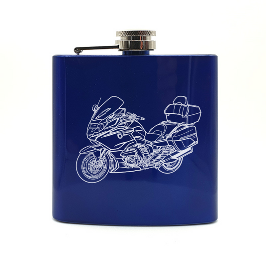 BM K1600 Motorcycle Steel Hip Flask