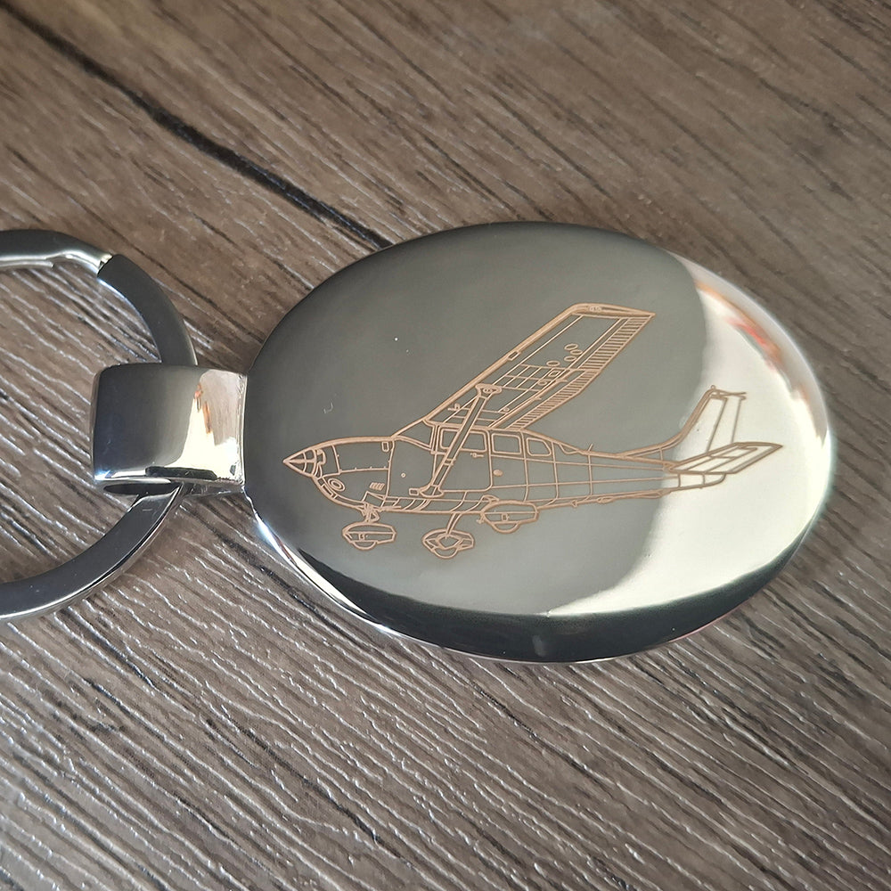 Cessna 206 Aircraft Keyring