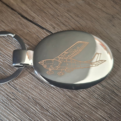 Cessna 206 Aircraft Keyring