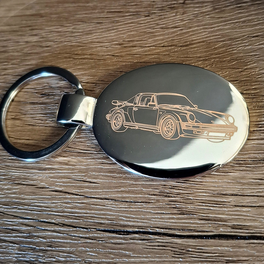 911 Carrera Targa Super Sport Car Keyring