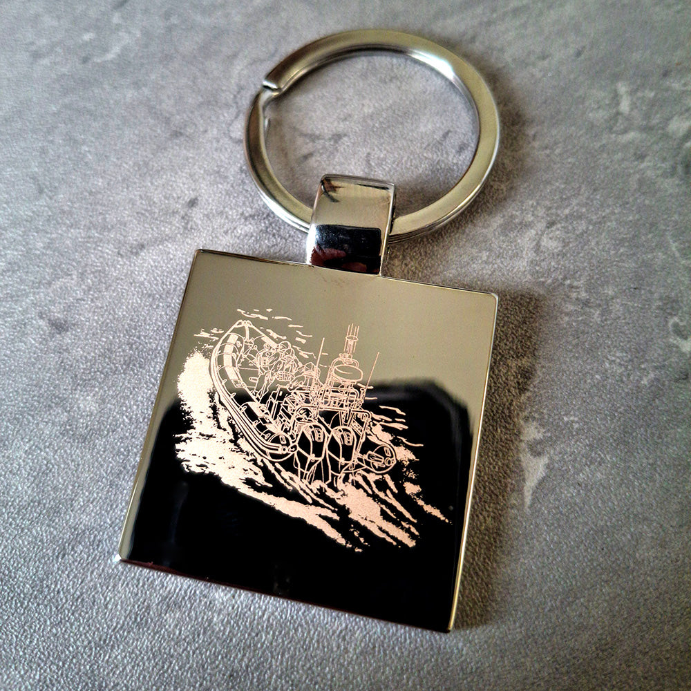 RNLI Inshore Lifeboat Keyring
