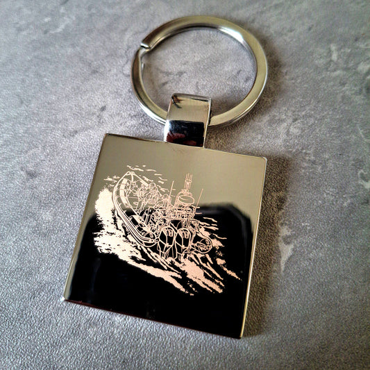 RNLI Inshore Lifeboat Keyring
