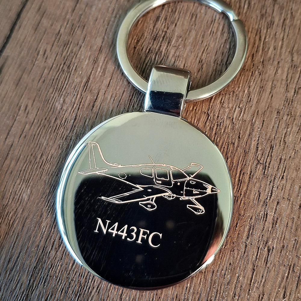 Cirrus SR20 Aircraft Keyring