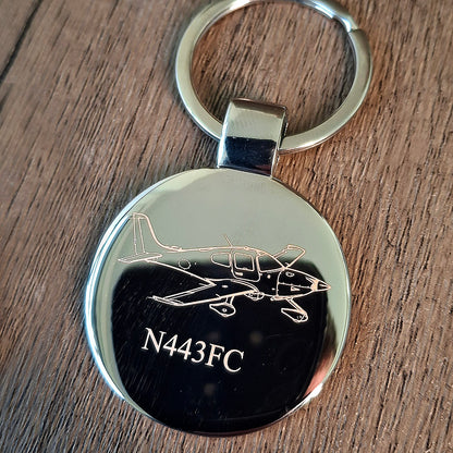 Cirrus SR20 Aircraft Keyring