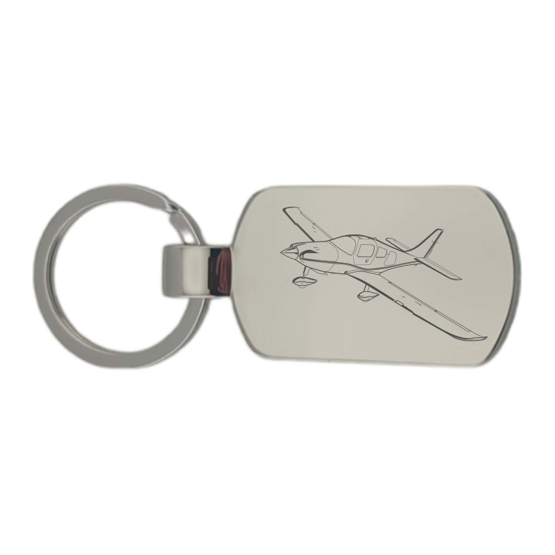 Cessna Columbia 350 Aircraft Dog Tag Keyring | Giftware Engraved