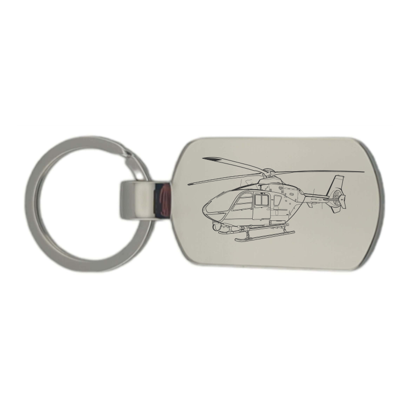 Eurocopter EC135 Dog Tag Keyring | Giftware Engraved