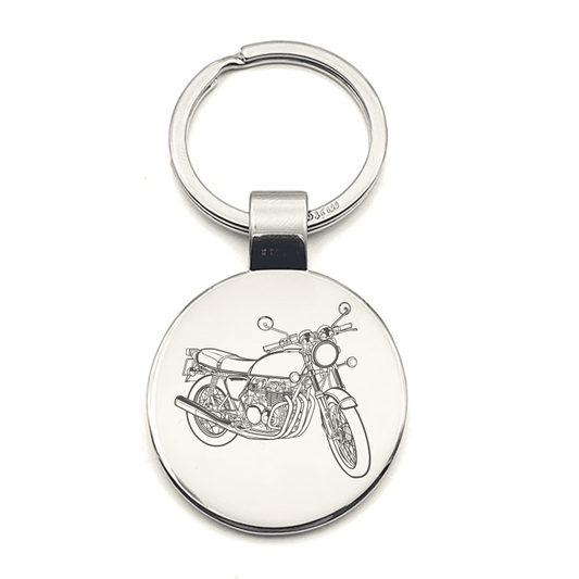HON CB550 Motorcycle Key Ring | Giftware Engraved