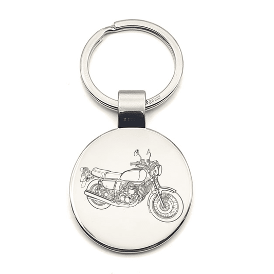 SUZ GT750 Motorcycle Key Ring | Giftware Engraved