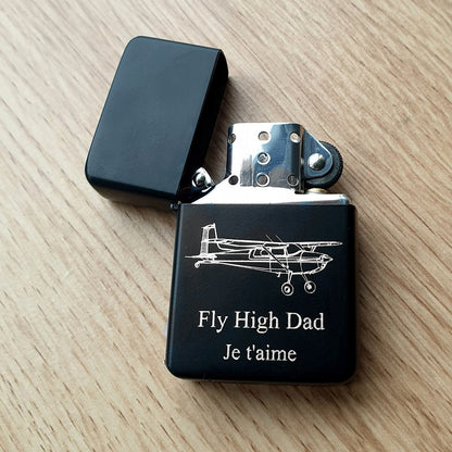 Cessna 180 Aircraft Fuel Lighter | Giftware Engraved