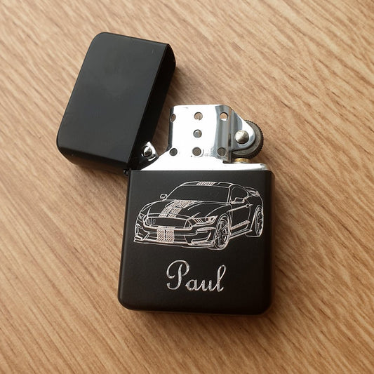 Ford Shelby Mustang Fuel Lighter | Giftware Engraved