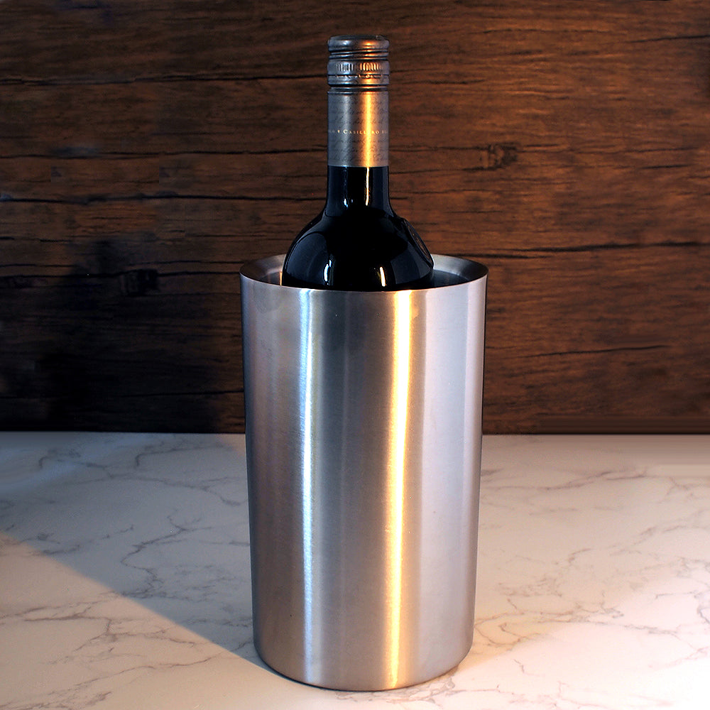 Steel Ice Bucket with Bottle |  Giftware Engraved
