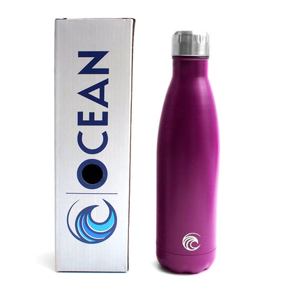 Personalised Ocean Pink Thermal Travel Bottle - 500ml