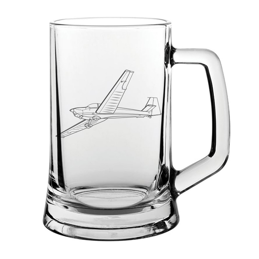 falke microglider glass tankard – digital engraving mockup / engraving