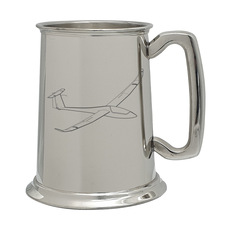 Discus Glider Pewter Tankard