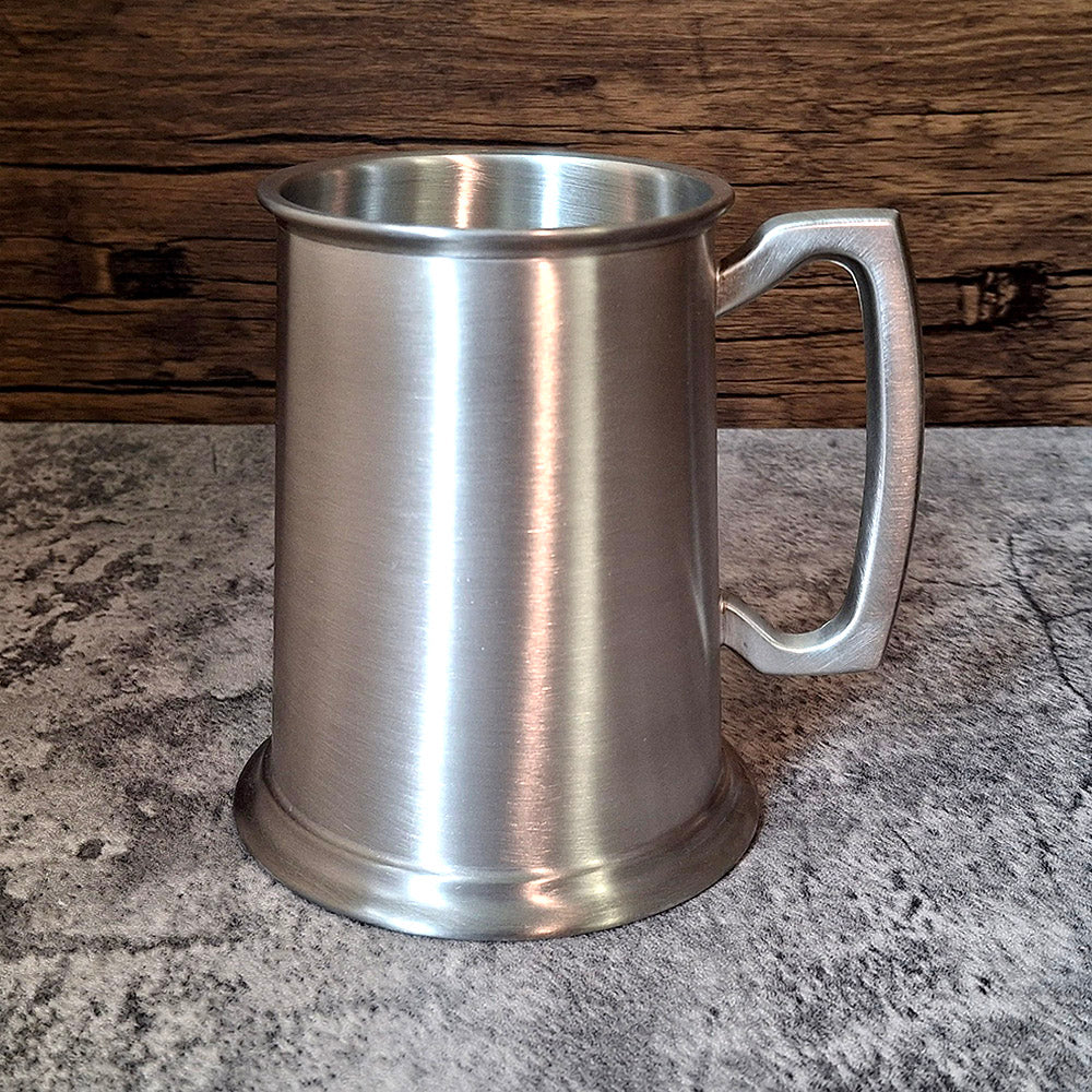 Satin Antique Pewter Tankard
