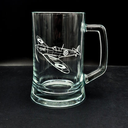 Supermarine Spitfire Engraved on Budget Tankard | Giftware Engraved