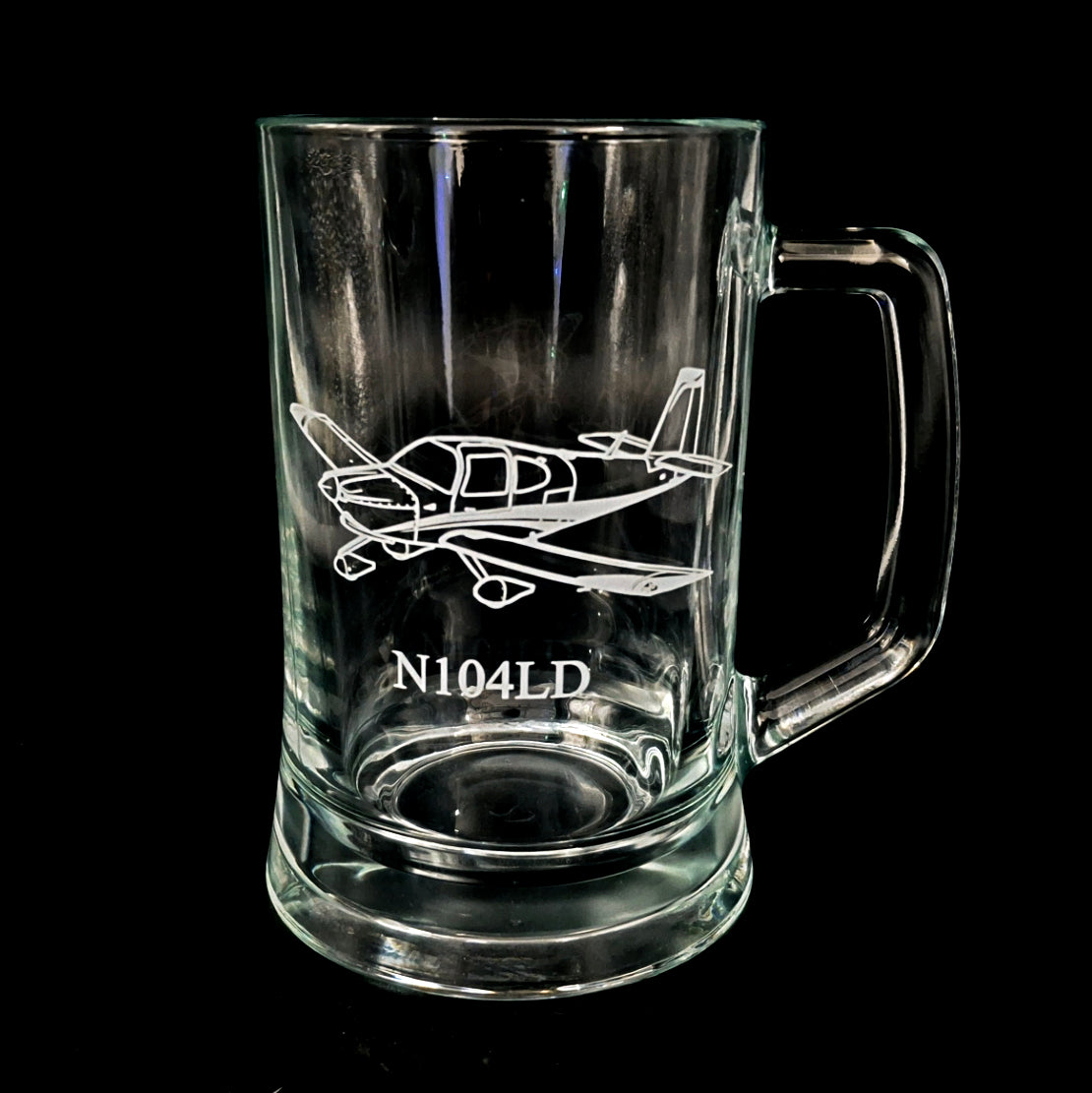 Vans RV10 Aircraft engraved on Everyday Tankard | Giftware Engraved