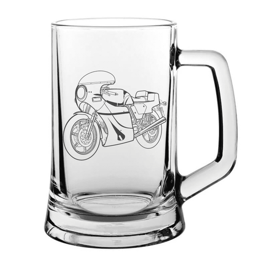 DUC MH 900 Motorcycle Glass Tankard | Giftware Engraved