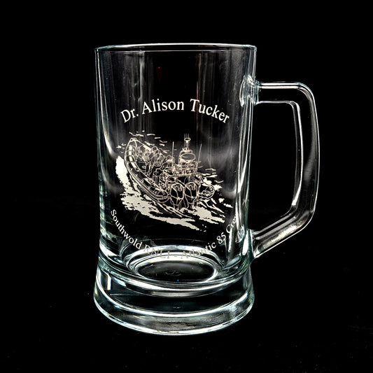 Inshore Lifeboat Glass Tankard