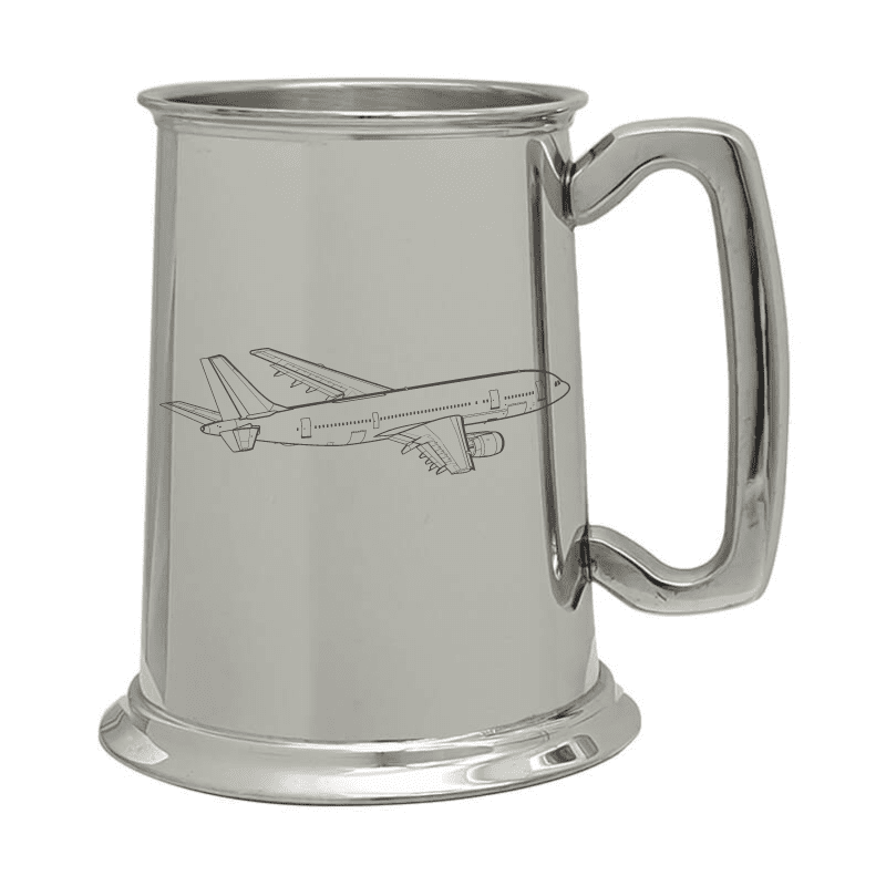 Airbus A300 Aircraft Pewter Tankard | Giftware Engraved