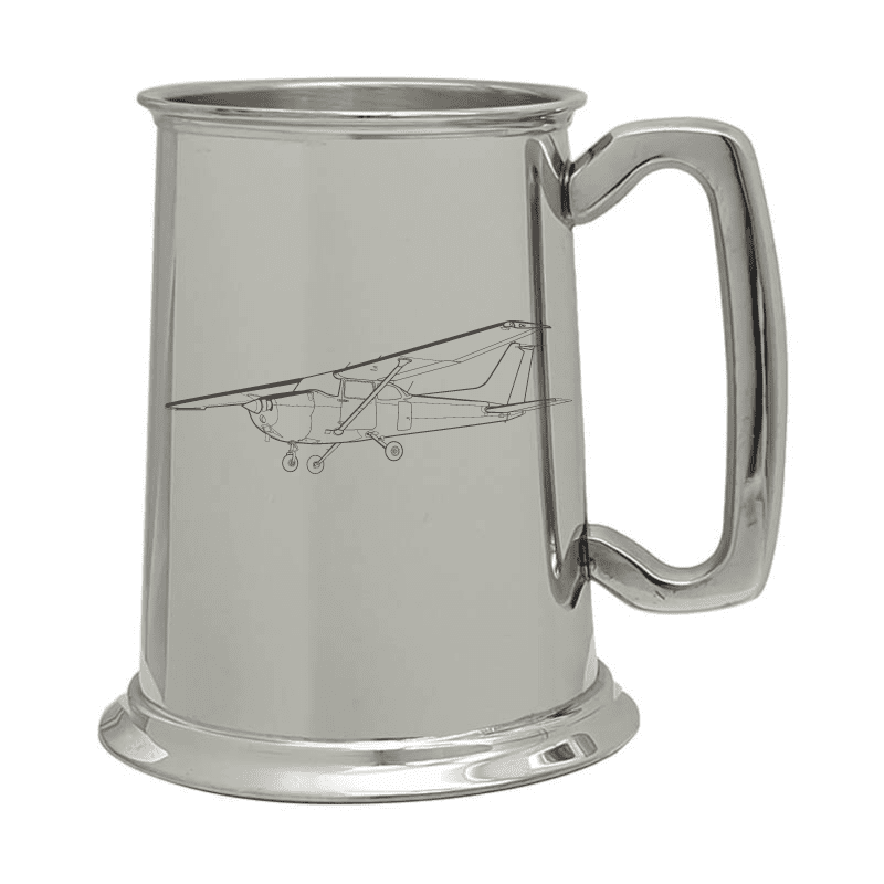 Cessna 172 Aircraft Pewter Tankard | Giftware Engraved