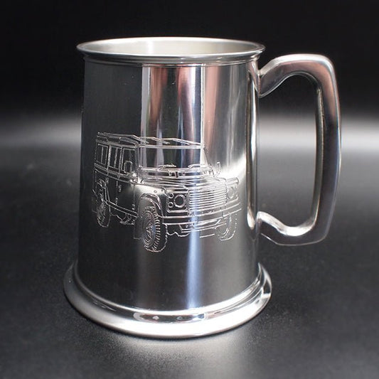 Land Rover Pewter Tankard | Giftware Engraved