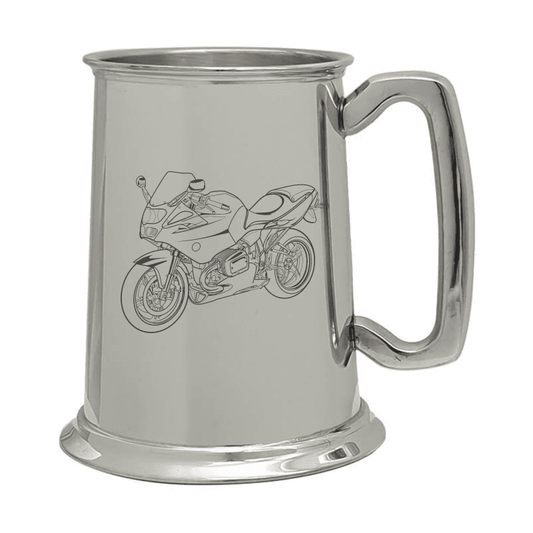 BM R1100 Motorcycle  Pewter Tankard | Giftware Engraved