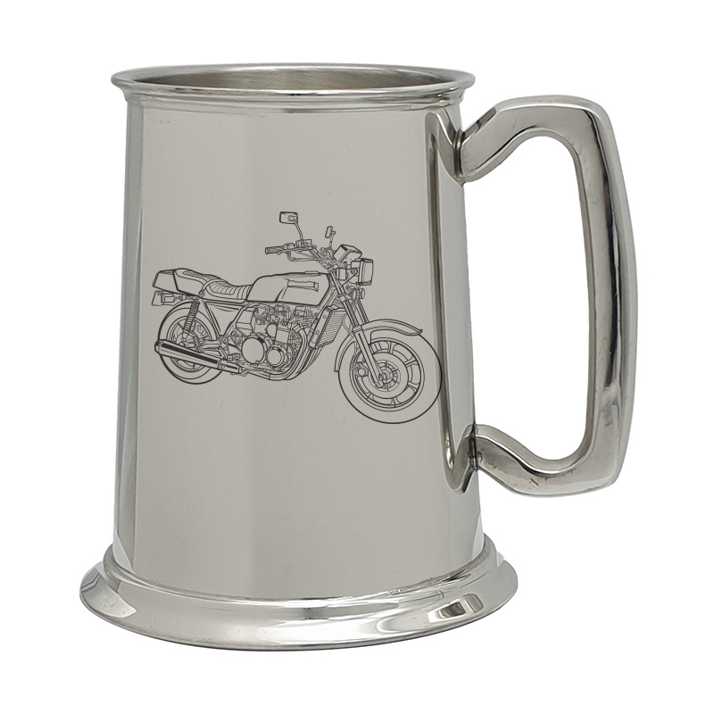 KAW KZ1300 Motorcycle Pewter Tankard