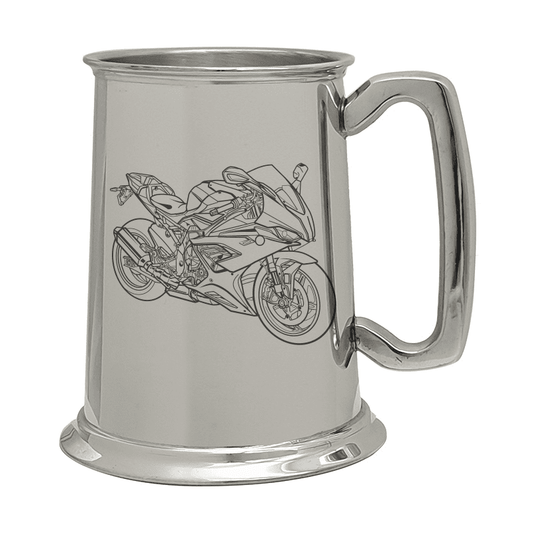 BM S1000RR Motorcycle  Pewter Tankard | Giftware Engraved