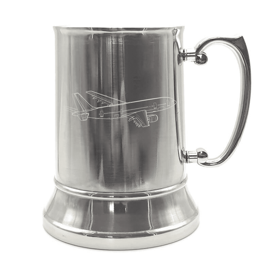 Airbus A300 Aircraft Steel Tankard | Giftware Engraved
