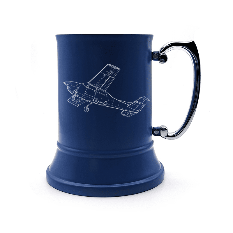 Cessna 210 Centurion Aircraft Steel Tankard | Giftware Engraved