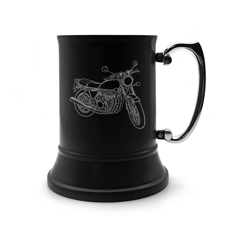 HON CB550 Motorcycle Steel Tankard | Giftware Engraved