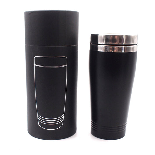 Personalised Black Thermal Travel Cup  - 450ml | Giftware Engraved