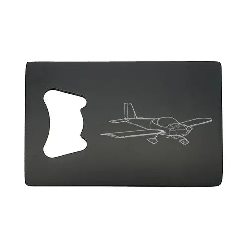Van RV12 Aircraft Bottle opener – digital engraving mockup / engraving